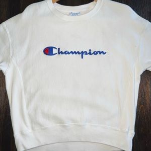 White champion crewneck